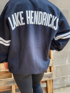 Lake Hendricks Embossed Puff Sweatshirt