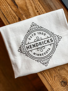 Hendricks Vintage Flourish Tea Towel