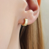 All Day Everyday 6mm 14k Huggie Earrings