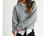 Lucy Button Front Sweater