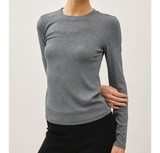 Way Down Yonder Basic Ribbed Crewneck - 4 colors