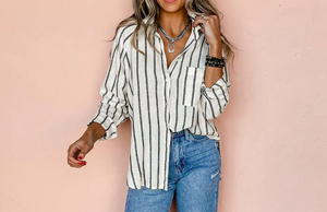Cause A Scene Button Shirt