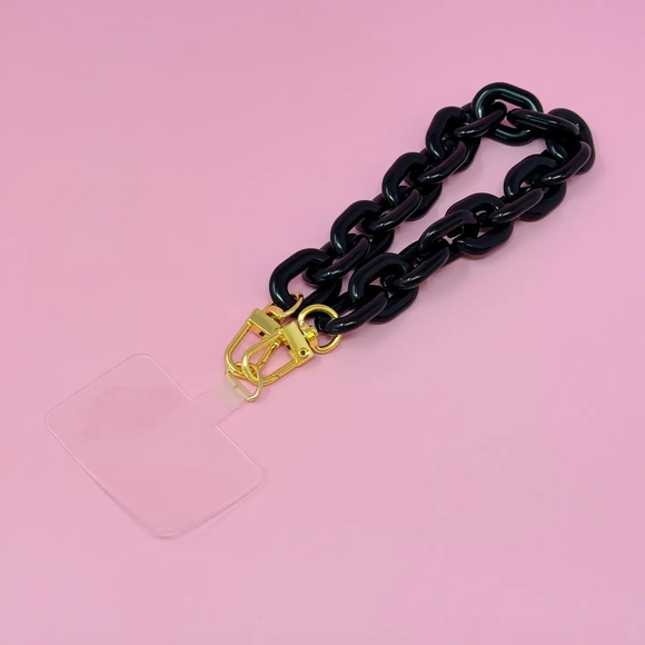Black Multi Function Phone Wrist Lanyard