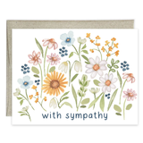 Sympathy Greeting Card : Comforting Stems