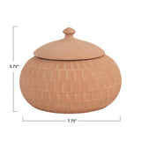 Handmade Terracotta Jar & Lid