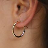 14k Gold Hoops