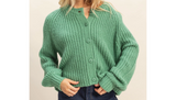 Celebrate Button Front Sweater
