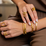 18k Tiger Eye Ring