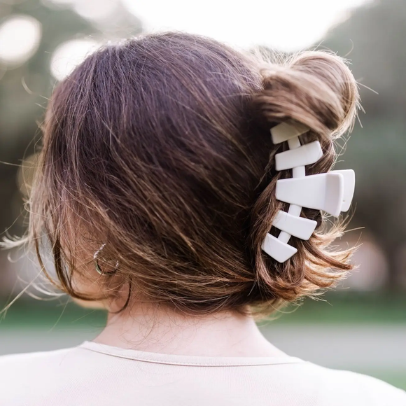 Large Classic Hair Clip Toasted