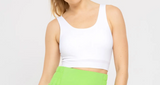 Cropped Seamless Ribbed Tank Top