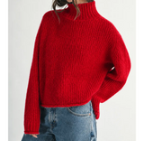 Cherryboo Mock Neck Sweate
