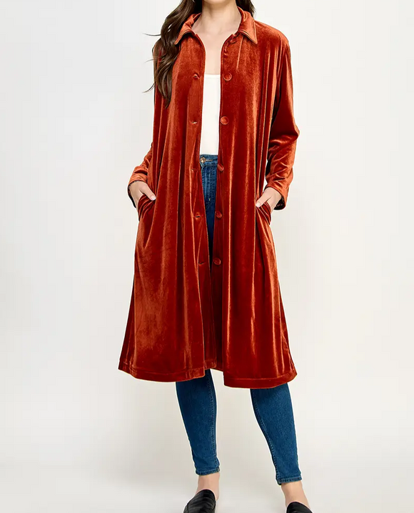 Paint The Town Velvet Duster