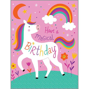 Unicorn Magical Birthday Greeting Card