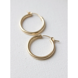 14k Gold Hoops