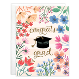 Graduation Greeting Card : Graduation Flowers