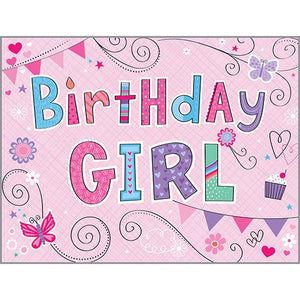 Birthday Girl Greeting Card