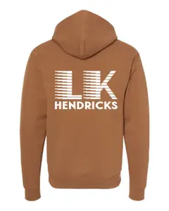 LK Hendricks Golden Pecan + White Hoodie