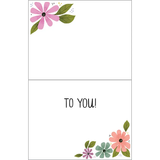 Birthday Greeting Card -Happy Posies