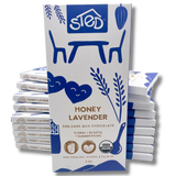 Honey Lavender Dark Milk Chocolate Bar