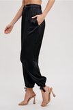 Dreamy Satin Cargo Pants