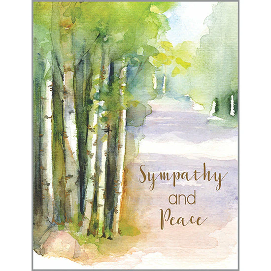 Sympathy and Peace Greeting Card