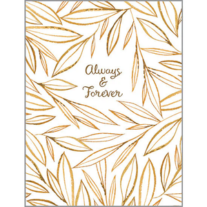 Always + Forever Wedding Greeting Card