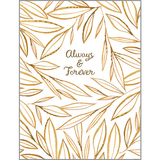 Always + Forever Wedding Greeting Card