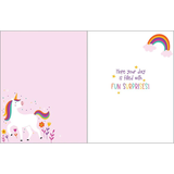 Unicorn Magical Birthday Greeting Card