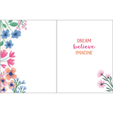 Graduation Greeting Card : Graduation Flowers