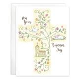 Baptism Greeting Card : Baptism Cross