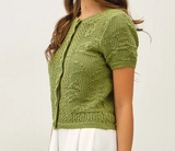 Emma Jean Crochet Crop Cardigan