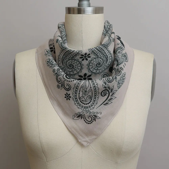 Paisley Floral Bandana