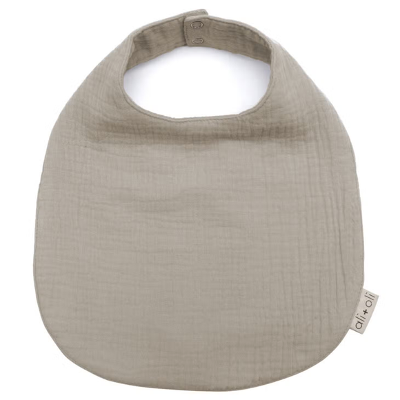 Muslin Cotton Sand Snap Baby Bib