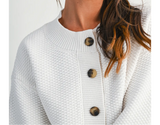 Abigail Button Front Sweater