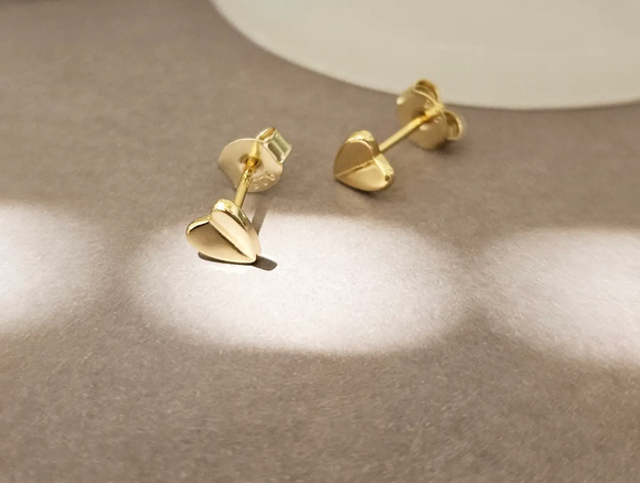 Today Is The Day Heart Stud Earrings