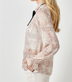 Happiness Tie Neck Blouse
