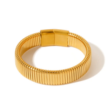 Petal To The Metal Chunky Bangle