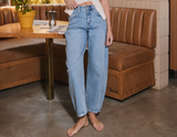 Who I'd Be High Rise Barrel Jeans