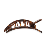 Large Square Flat Hair Clip Tortoise