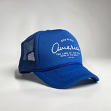 God Bless America Trucker - Royal