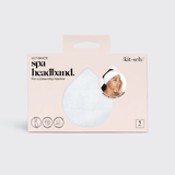 White Microfiber Spa Headband