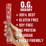 Righteous Felon Craft Jerky : O.G. Hickory Beef Stick