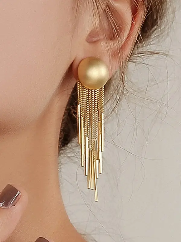 You Were Always On My Mind Tassel Earrings