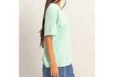 Basic Babe Pocket Tee - Mint