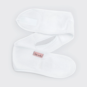 White Microfiber Spa Headband