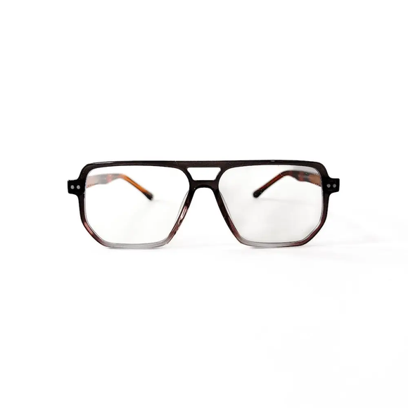 Oversized Square Aviator Blue Light Glasses