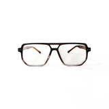Oversized Square Aviator Blue Light Glasses
