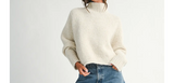 How Sweet Mock Neck Sweater