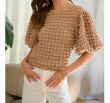 Come Alive Balloon Sleeve Blouse