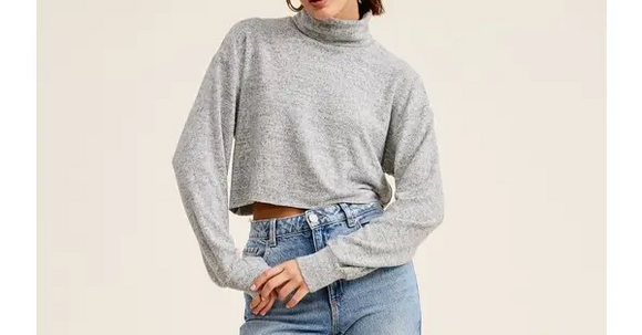 Down The Road Easy High Neck Long Sleeve